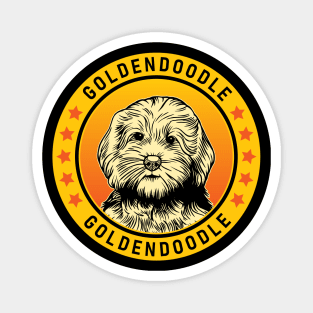 Goldendoodle Dog Portrait Magnet